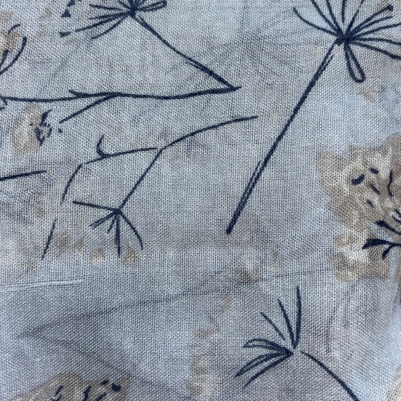 Lot of 3 Rampage Floral Scarfs w/Rings (Light Pink/Light Blue/ White) - Picture 7 of 10